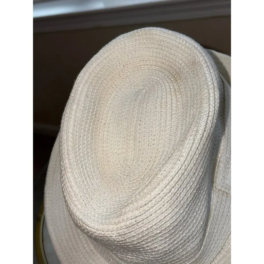 Bailey of Hollywood White Paper Blend Fedora Trilby Hat XL Lightweight